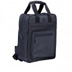 Rucksack City-Lights Hamburg L CL-12679 Midnight Navy, Farbe: blau/petrol, Marke: Harbour 2nd, EAN: 4046478074040, Abmessungen in cm: 26x30x12, Bild 2 von 6