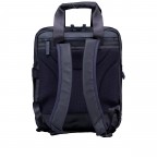 Rucksack City-Lights Hamburg L CL-12679 Midnight Navy, Farbe: blau/petrol, Marke: Harbour 2nd, EAN: 4046478074040, Abmessungen in cm: 26x30x12, Bild 3 von 6