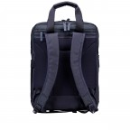 Rucksack City-Lights Hamburg XL CL-12696 Midnight Navy, Farbe: blau/petrol, Marke: Harbour 2nd, EAN: 4046478074132, Abmessungen in cm: 29x38x16, Bild 3 von 5