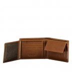 Geldbörse Oil pull up mit RFID-Schutz Cognac, Farbe: cognac, Marke: Hausfelder Manufaktur, EAN: 4065646024168, Abmessungen in cm: 12.5x9.6x2, Bild 5 von 5