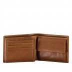 Geldbörse Oil pull up mit RFID-Schutz Cognac, Farbe: cognac, Marke: Hausfelder Manufaktur, EAN: 4065646024168, Abmessungen in cm: 12.5x9.6x2, Bild 4 von 5