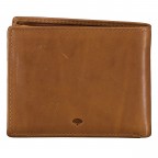 Geldbörse Oil pull up mit RFID-Schutz Cognac, Farbe: cognac, Marke: Hausfelder Manufaktur, EAN: 4065646024168, Abmessungen in cm: 12.5x9.6x2, Bild 3 von 5