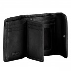 Geldbörse Nappa mit RFID-Schutz Black, Farbe: schwarz, Marke: Hausfelder Manufaktur, EAN: 4065646024182, Abmessungen in cm: 11.5x9.2x2.5, Bild 4 von 5