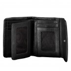 Geldbörse Nappa mit RFID-Schutz Black, Farbe: schwarz, Marke: Hausfelder Manufaktur, EAN: 4065646024182, Abmessungen in cm: 11.5x9.2x2.5, Bild 5 von 5