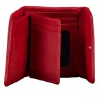 Geldbörse Nappa mit RFID-Schutz Red, Farbe: rot/weinrot, Marke: Hausfelder Manufaktur, EAN: 4065646024205, Abmessungen in cm: 11.5x9.2x2.5, Bild 4 von 5