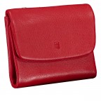 Geldbörse Nappa mit RFID-Schutz Red, Farbe: rot/weinrot, Marke: Hausfelder Manufaktur, EAN: 4065646024205, Abmessungen in cm: 11.5x9.2x2.5, Bild 2 von 5
