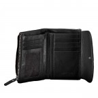Geldbörse Nappa mit RFID-Schutz Black, Farbe: schwarz, Marke: Hausfelder Manufaktur, EAN: 4065646024236, Abmessungen in cm: 13.5x9.7x2.7, Bild 4 von 4