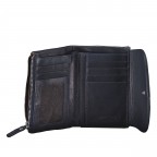 Geldbörse Nappa mit RFID-Schutz Dark Blue, Farbe: blau/petrol, Marke: Hausfelder Manufaktur, EAN: 4065646024243, Abmessungen in cm: 13.5x9.7x2.7, Bild 4 von 4