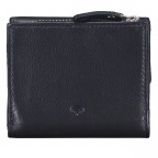 Geldbörse Nappa mit RFID-Schutz Dark Blue, Farbe: blau/petrol, Marke: Hausfelder Manufaktur, EAN: 4065646024298, Abmessungen in cm: 9.8x8.5x3, Bild 3 von 5