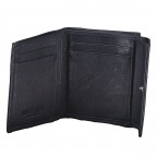 Geldbörse Nappa mit RFID-Schutz Dark Blue, Farbe: blau/petrol, Marke: Hausfelder Manufaktur, EAN: 4065646024298, Abmessungen in cm: 9.8x8.5x3, Bild 4 von 5