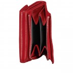 Geldbörse Nappa mit RFID-Schutz Red, Farbe: rot/weinrot, Marke: Hausfelder Manufaktur, EAN: 4065646024304, Abmessungen in cm: 9.8x8.5x3, Bild 5 von 5
