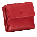 Geldbörse Nappa mit RFID-Schutz Red, Farbe: rot/weinrot, Marke: Hausfelder Manufaktur, EAN: 4065646024304, Abmessungen in cm: 9.8x8.5x3, Bild 2 von 5