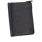 Geldbörse Nappa Black Multi, Farbe: schwarz, Marke: Hausfelder Manufaktur, EAN: 4065646024359, Abmessungen in cm: 9.5x11.5x2.5, Bild 2 von 4