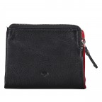 Geldbörse Nappa Black Multi, Farbe: schwarz, Marke: Hausfelder Manufaktur, EAN: 4065646024359, Abmessungen in cm: 9.5x11.5x2.5, Bild 3 von 4