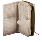 Geldbörse Kroko mit RFID-Schutz Light Beige, Farbe: beige, Marke: Hausfelder Manufaktur, EAN: 4065646024427, Abmessungen in cm: 9x15.7x2.5, Bild 4 von 4