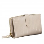 Geldbörse Kroko mit RFID-Schutz Light Beige, Farbe: beige, Marke: Hausfelder Manufaktur, EAN: 4065646024427, Abmessungen in cm: 9x15.7x2.5, Bild 2 von 4