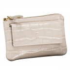 Schlüsseletui Kroko Light Beige, Farbe: beige, Marke: Hausfelder Manufaktur, EAN: 4065646024465, Abmessungen in cm: 12.5x8x1.7, Bild 2 von 4