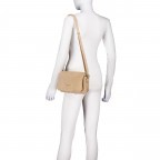 Umhängetasche Sassy Sister Suede Sand, Farbe: beige, Marke: Hey Marly, EAN: 4262459829618, Abmessungen in cm: 27x16x9, Bild 4 von 6