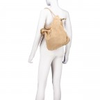 Umhängetasche Cool Companion Suede M mit herausnehmbarem Beutel Sand, Farbe: beige, Marke: Hey Marly, EAN: 4262459829472, Abmessungen in cm: 24x38x18, Bild 4 von 6