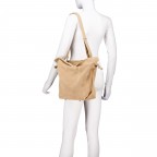Umhängetasche Cool Companion Suede M mit herausnehmbarem Beutel Sand, Farbe: beige, Marke: Hey Marly, EAN: 4262459829472, Abmessungen in cm: 24x38x18, Bild 5 von 6