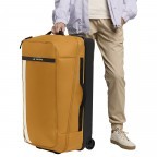 Reisetasche / Trolley Takutea 90 mit Rollen Silt Brown, Farbe: orange, Marke: Vaude, EAN: 4067729050729, Abmessungen in cm: 41x77x35, Bild 6 von 11