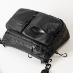 Umhängetasche Japan Re-Lite Mogami erweiterbar Black, Farbe: schwarz, Marke: Aunts & Uncles, EAN: 4255717208256, Abmessungen in cm: 30x20x10, Bild 6 von 7