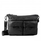 Umhängetasche Japan Re-Lite Mogami erweiterbar Black, Farbe: schwarz, Marke: Aunts & Uncles, EAN: 4255717208256, Abmessungen in cm: 30x20x10, Bild 1 von 7