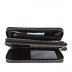 Geldbörse Divina Nero Gold, Farbe: schwarz, Marke: Valentino Bags, EAN: 8054942442482, Abmessungen in cm: 19x11x3, Bild 4 von 5