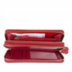 Geldbörse Divina Rosso Scuro, Farbe: rot/weinrot, Marke: Valentino Bags, EAN: 8054942442338, Abmessungen in cm: 19x11x3, Bild 4 von 5