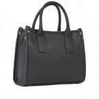 Handtasche Foxy Relove Recycle Nero, Farbe: schwarz, Marke: Valentino Bags, EAN: 8054942819901, Abmessungen in cm: 26.3x22.5x12.5, Bild 4 von 9