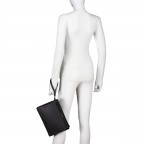 Handgelenktasche Billion Men Anthrac Nero, Farbe: anthrazit, Marke: Valentino Bags, EAN: 8054942815323, Abmessungen in cm: 27x20.5x6.5, Bild 4 von 6