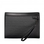 Handgelenktasche Billion Men Anthrac Nero, Farbe: anthrazit, Marke: Valentino Bags, EAN: 8054942815323, Abmessungen in cm: 27x20.5x6.5, Bild 3 von 6