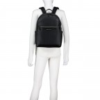 Rucksack Efeo Nero, Farbe: schwarz, Marke: Valentino Bags, EAN: 8054942238153, Abmessungen in cm: 30x40x11, Bild 4 von 5