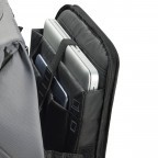 Rucksack Securipak 2.0 Backpack 14.1 Zoll Grey, Farbe: grau, Marke: Samsonite, EAN: 5400520265609, Abmessungen in cm: 28x41.5x15, Bild 8 von 9