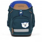 Schulranzen Pack Eco Hero Set 6-teilig Modell 2025 ArktisforschBär, Farbe: blau/petrol, Marke: Ergobag, EAN: 4057081201532, Abmessungen in cm: 28x40x25, Bild 2 von 11