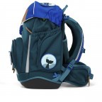 Schulranzen Pack Eco Hero Set 6-teilig Modell 2025 ArktisforschBär, Farbe: blau/petrol, Marke: Ergobag, EAN: 4057081201532, Abmessungen in cm: 28x40x25, Bild 3 von 11