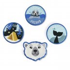 Schulranzen Pack Eco Hero Set 6-teilig Modell 2025 ArktisforschBär, Farbe: blau/petrol, Marke: Ergobag, EAN: 4057081201532, Abmessungen in cm: 28x40x25, Bild 11 von 11