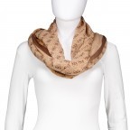 Schal Katya Latte Logo, Farbe: braun, Marke: Guess, EAN: 7628907214752, Abmessungen in cm: 85x180x0.2, Bild 2 von 2