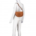 Umhängetasche Calebra Cognac, Farbe: cognac, Marke: Guess, EAN: 0190231958352, Abmessungen in cm: 24x15.5x7.5, Bild 4 von 6