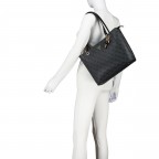 Shopper Noelle II 4G-Logo Coal, Farbe: anthrazit, Marke: Guess, EAN: 0190231964544, Abmessungen in cm: 33x26x9, Bild 4 von 5