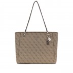 Shopper Noelle II 4G-Logo Latte Brown, Farbe: braun, Marke: Guess, EAN: 0190231964551, Abmessungen in cm: 33x26x9, Bild 1 von 5