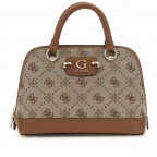 Handtasche Neda 4G-Logo Peony Latte, Farbe: braun, Marke: Guess, EAN: 0190231964209, Abmessungen in cm: 25x19.5x11, Bild 1 von 7