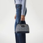 Handtasche Neda 4G-Logo Peony Navy, Farbe: blau/petrol, Marke: Guess, EAN: 0190231964216, Abmessungen in cm: 25x19.5x11, Bild 4 von 7
