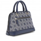 Handtasche Neda 4G-Logo Peony Navy, Farbe: blau/petrol, Marke: Guess, EAN: 0190231964216, Abmessungen in cm: 25x19.5x11, Bild 3 von 7