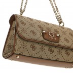 Umhängetasche Neda 4G-Logo Peony Latte, Farbe: braun, Marke: Guess, EAN: 0190231964292, Abmessungen in cm: 27x16x7, Bild 7 von 7