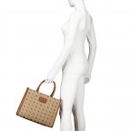 Handtasche Neda 4G-Logo Peony Latte, Farbe: braun, Marke: Guess, EAN: 0190231975526, Abmessungen in cm: 33.5x25x12.5, Bild 4 von 8