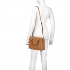 Handtasche Adelasia 4G-Logo Caramel, Farbe: cognac, Marke: Guess, EAN: 0190231965046, Abmessungen in cm: 29.5x20x10, Bild 5 von 8