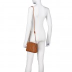 Umhängetasche Adelasia 4G-Logo Caramel, Farbe: cognac, Marke: Guess, EAN: 0190231965107, Abmessungen in cm: 19x15.5x7.5, Bild 4 von 7