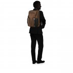 Rucksack Urban Eye Backpack mit Laptopfach 15.6 Zoll Toffee, Farbe: braun, Marke: Samsonite, EAN: 5400520316295, Abmessungen in cm: 30x43x18, Bild 6 von 8