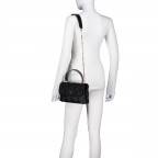 Umhängetasche Adelasia 4G-Logo Black, Farbe: schwarz, Marke: Guess, EAN: 0190231970613, Abmessungen in cm: 24.5x15.5x7, Bild 5 von 8